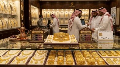 أسعار الذهب بالسعودية اليوم الخميس