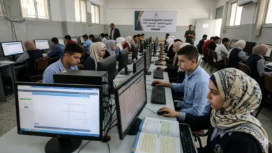 اختبارات توجيهي غزة 2026 إلكترونية