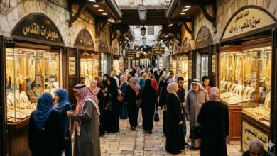 سعر الذهب عيار 21 في فلسطين اليوم