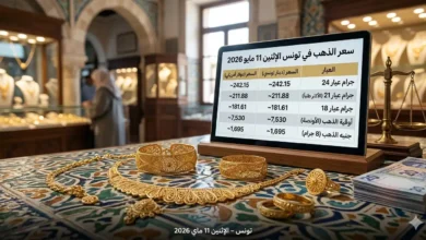 سعر الذهب في تونس اليوم الإثنين