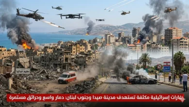 غارات إسرائيلية على جنوب لبنان