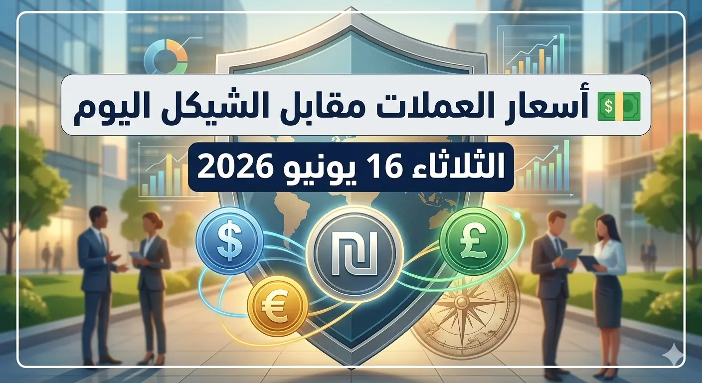 أسعار العملات مقابل الشيكل