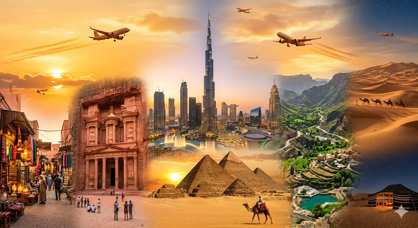 أفضل الدول للسياحة العربية