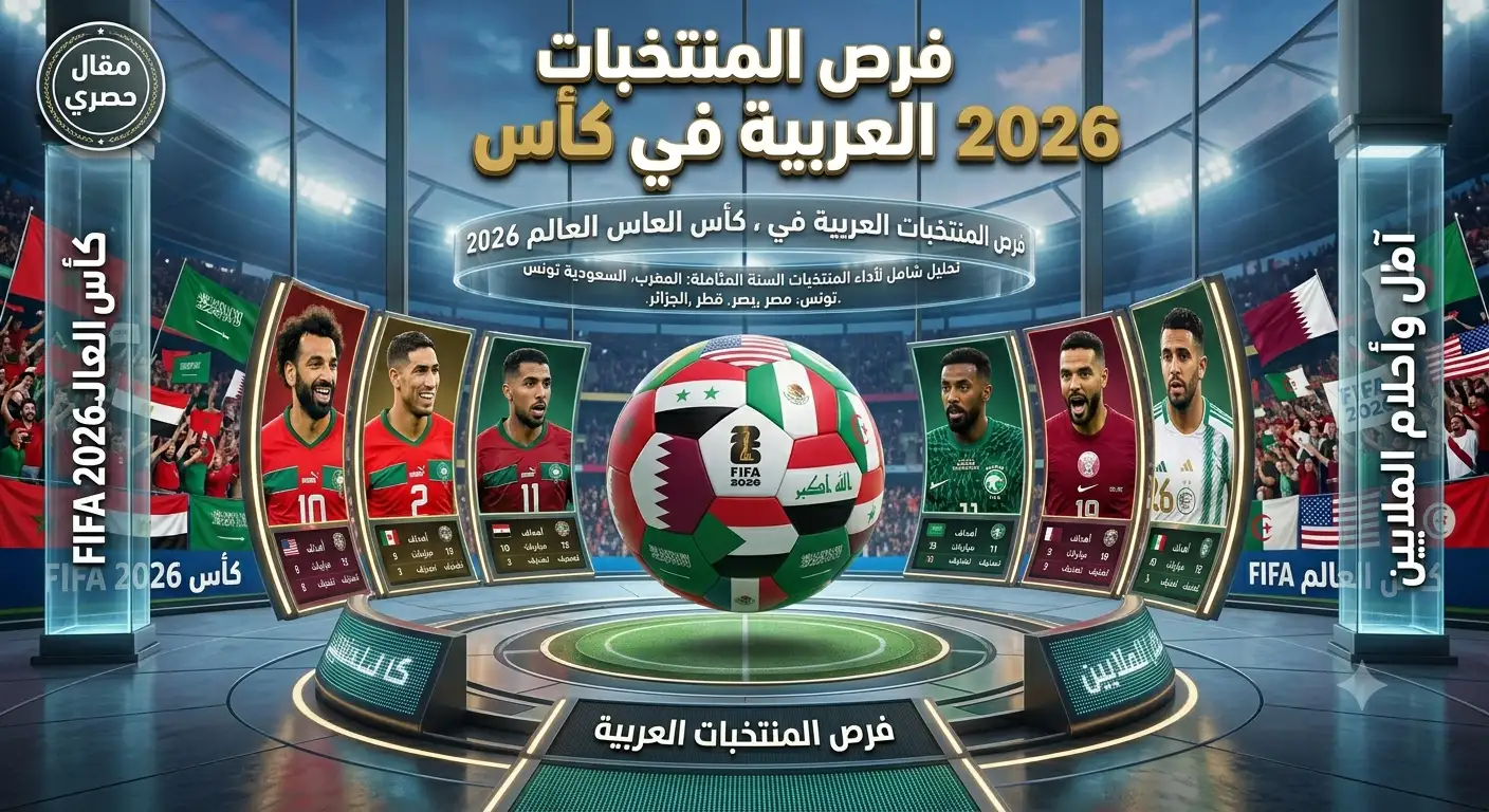 الدول العربية المشاركة في كأس العالم 2026